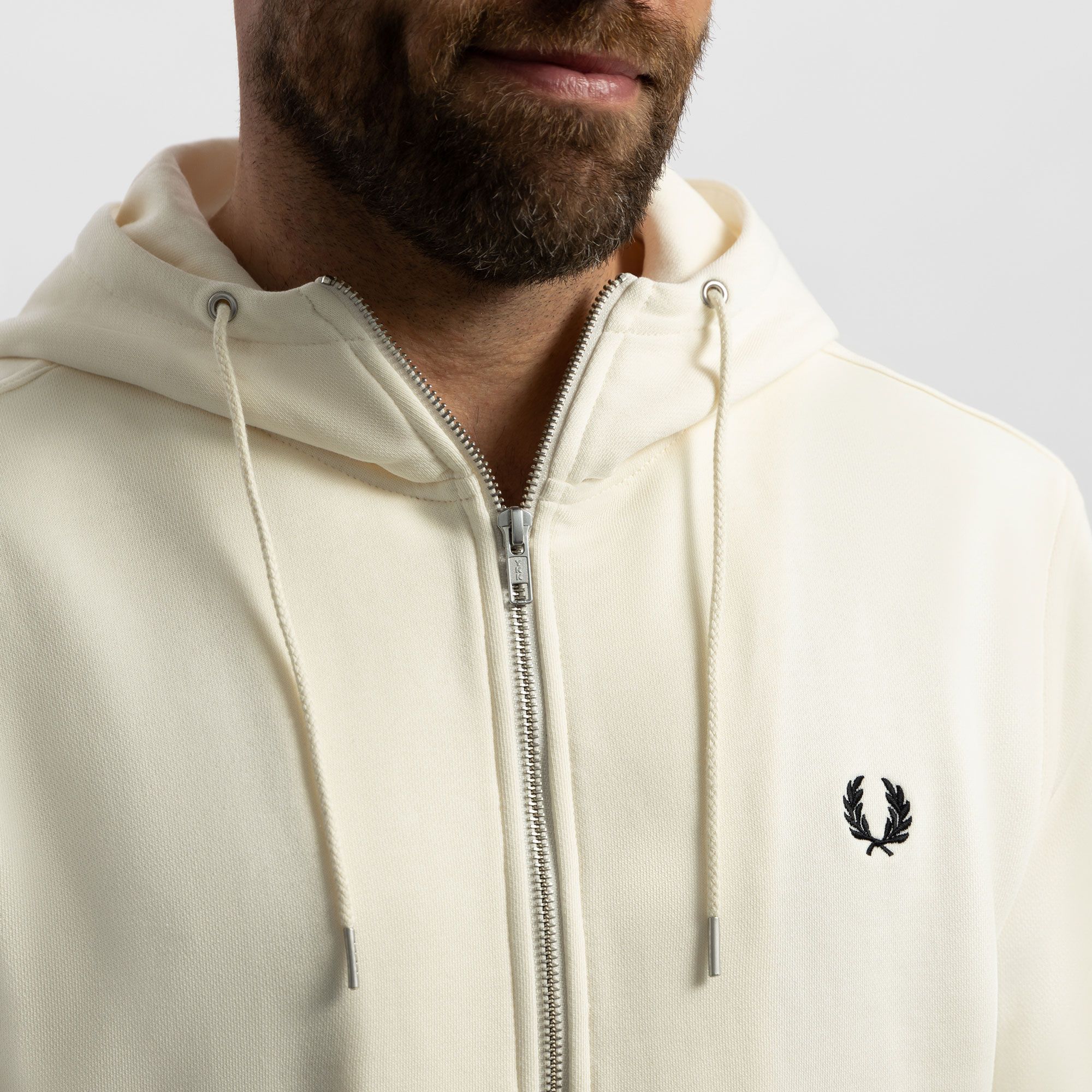 Fred Perry Double Branded Hooded Sweatshirt Zwart (102 Fred Perry Double Branded Hooded Sweatshirt Zwart (102